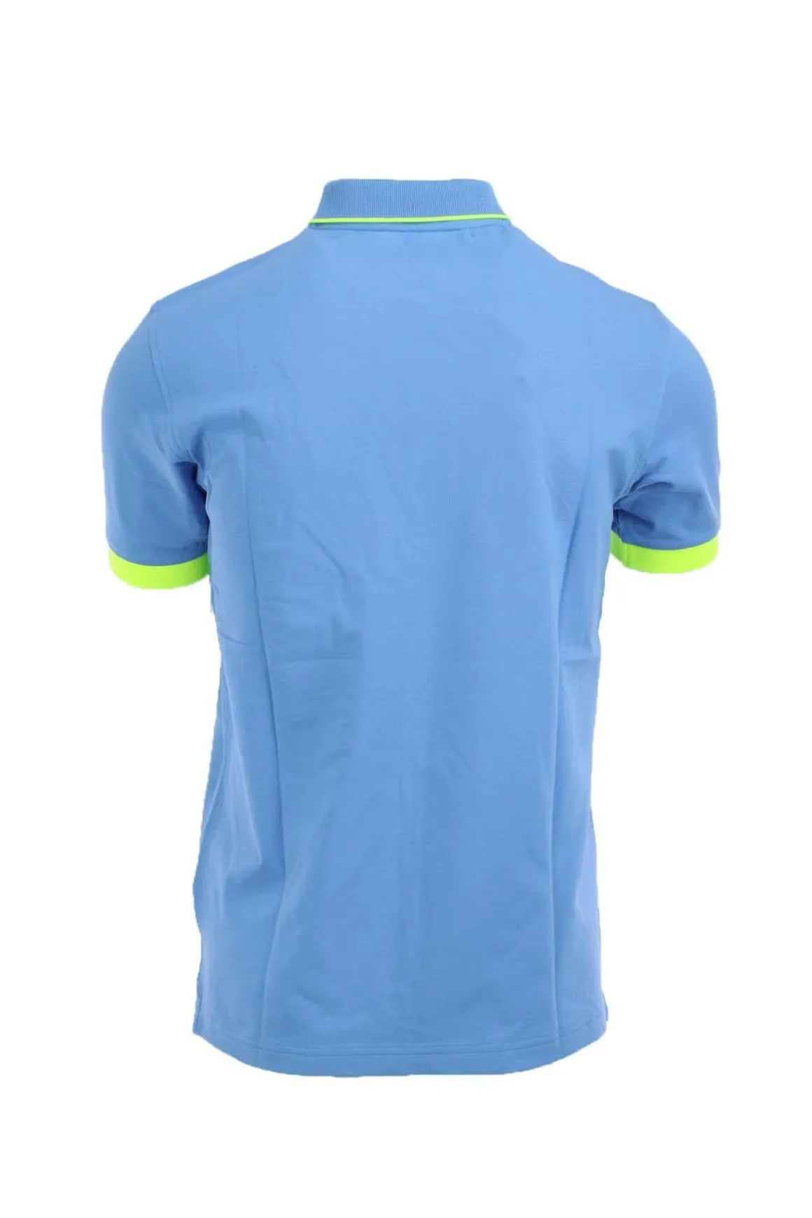 Polo mezza manica con profili fluo