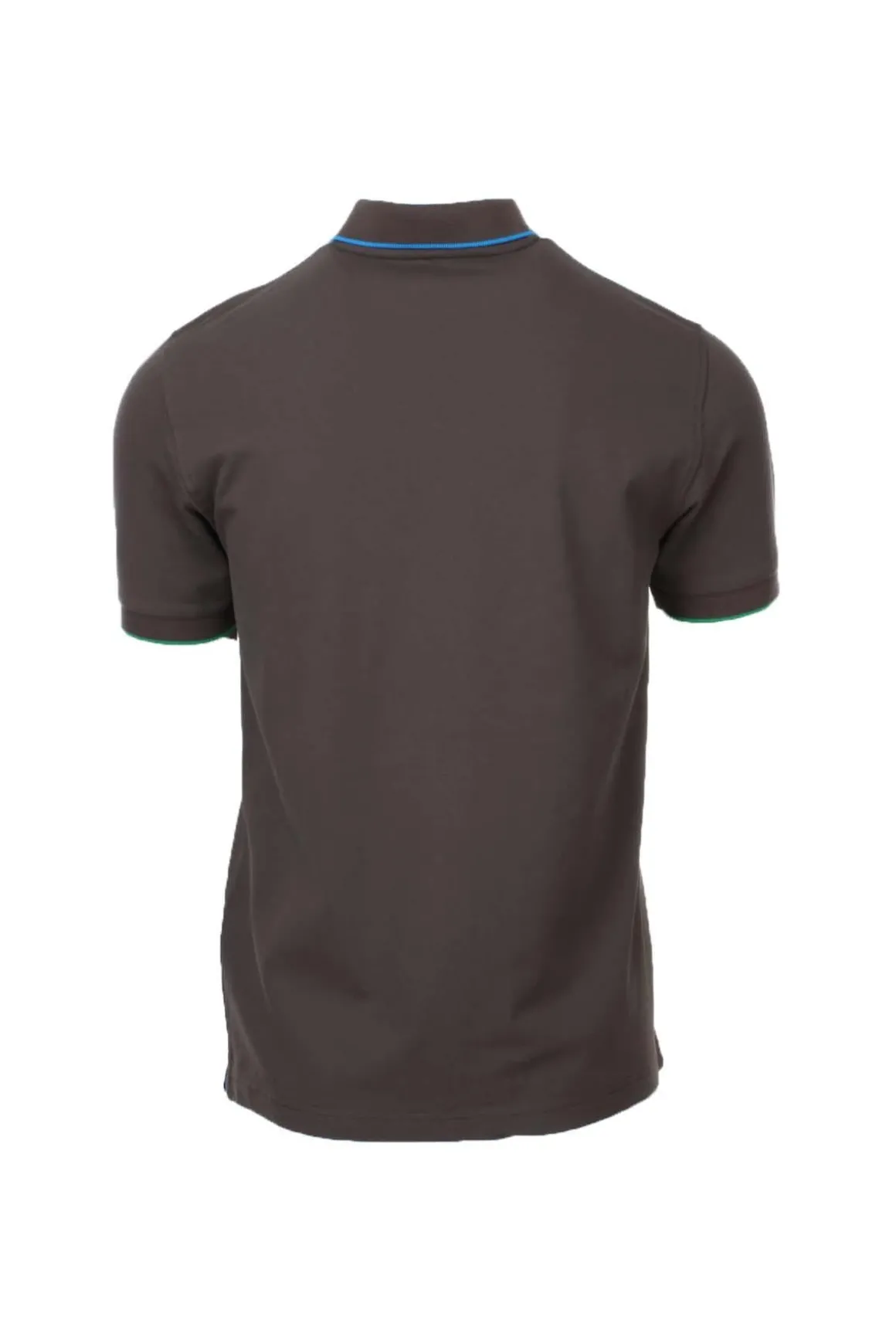 Polo mezza manica con profili in contrasto