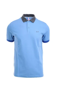 Polo mezza manica dettagli multicolor