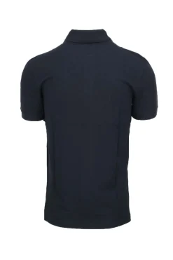 Polo mezza manica in cotone piquet con logo