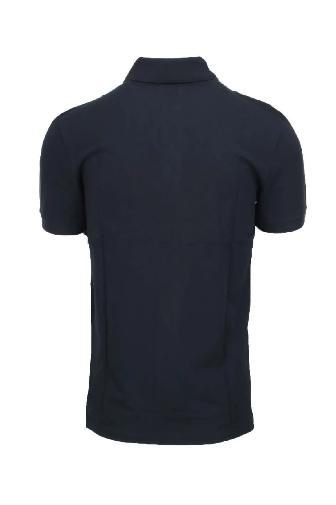 Polo mezza manica in cotone piquet con logo