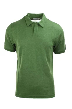 Polo mezza manica in lino Fraser