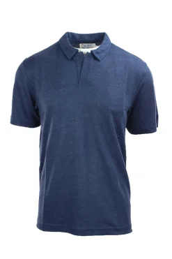 Polo mezza manica in lino Fraser