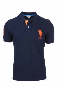 Polo mezza manica piquet maxi logo