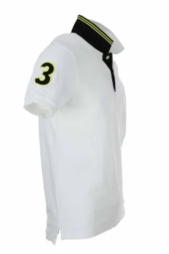 Polo mezza manica piquet maxi logo