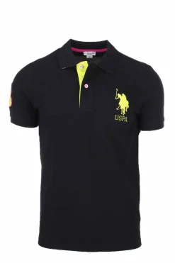 Polo mezza manica piquet maxi logo