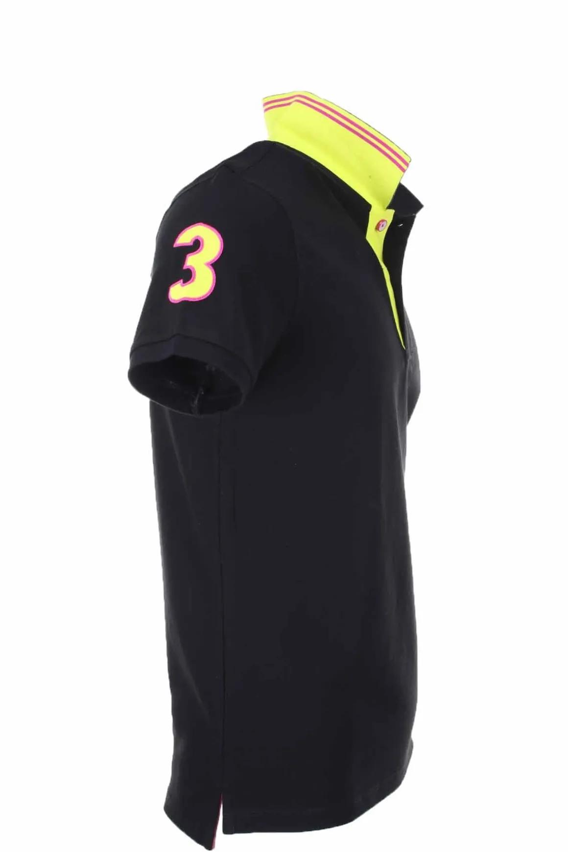 Polo mezza manica piquet maxi logo