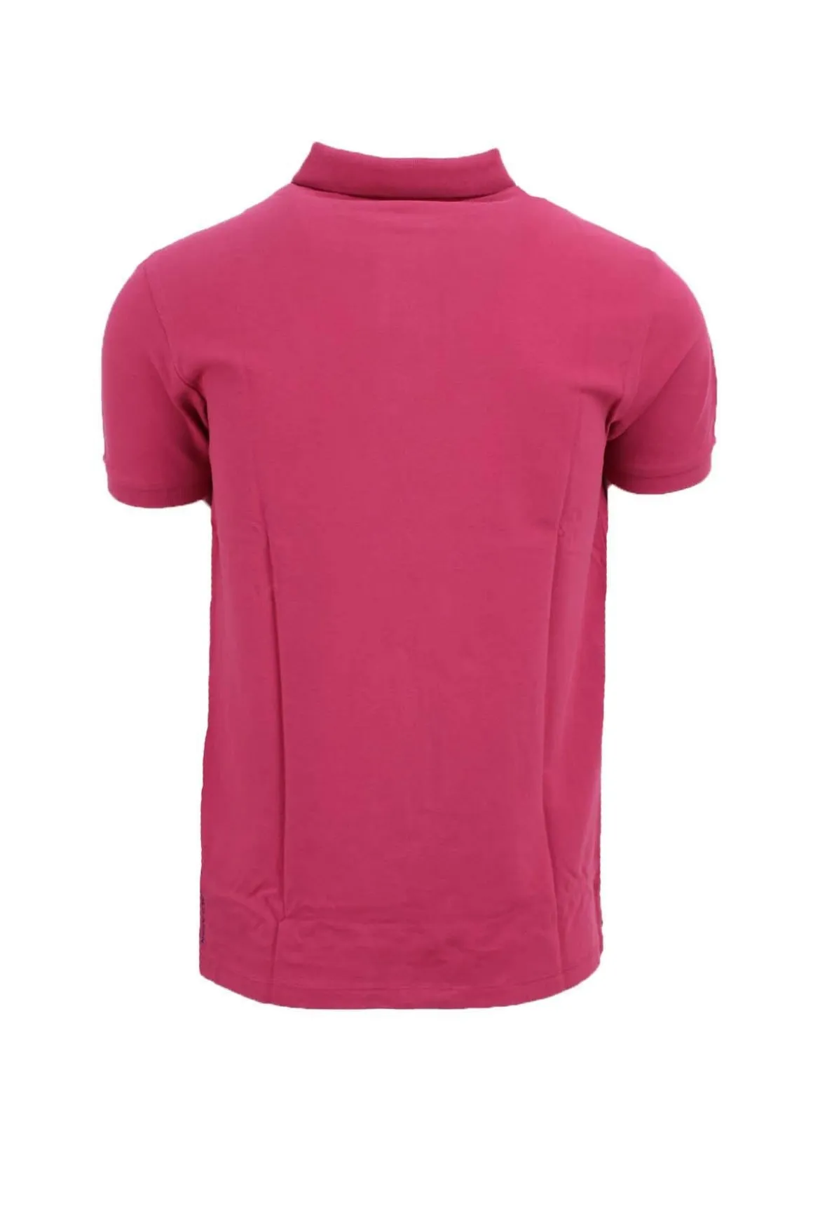 Polo mezza manica tinta unita con logo