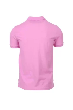 Polo mezza manica tinta unita con logo