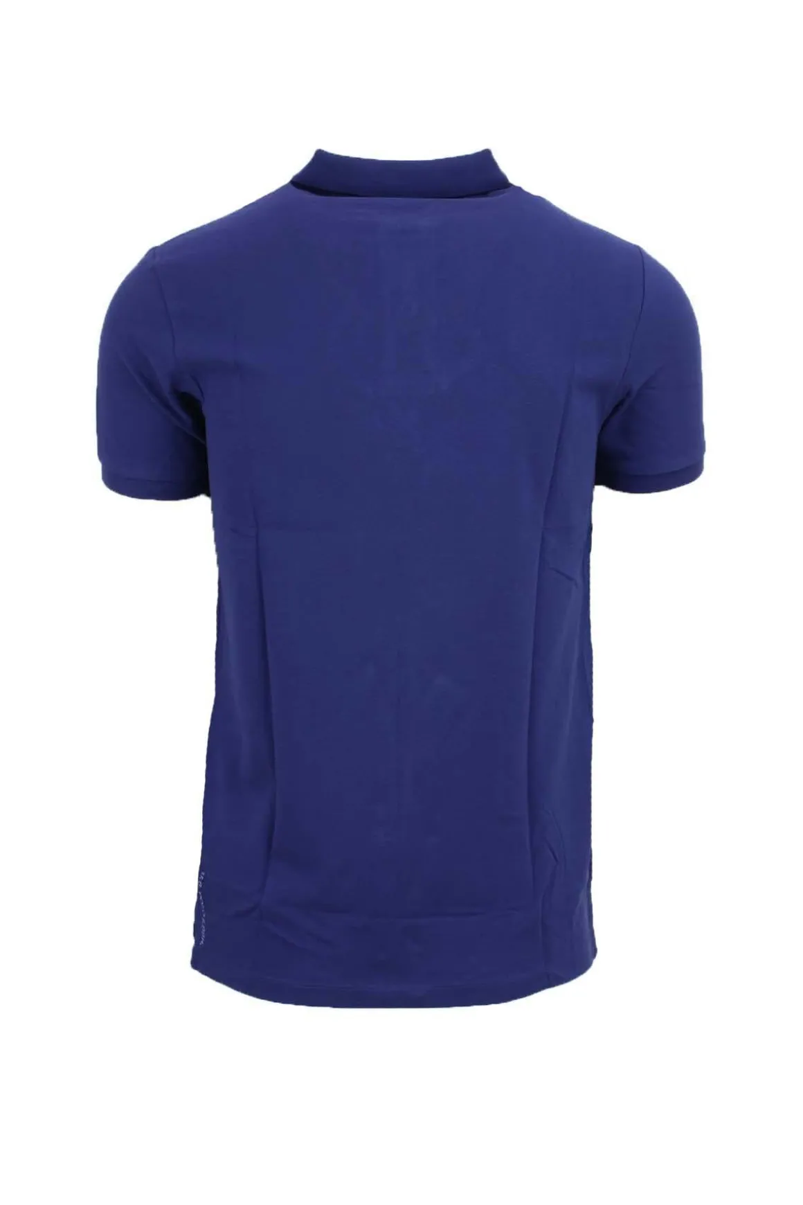 Polo mezza manica tinta unita con logo