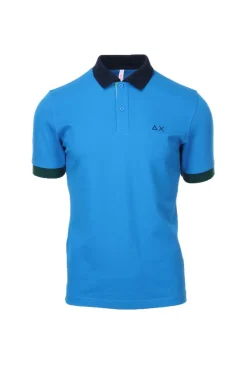 Polo mezza manica uomo dettagli in contrasto