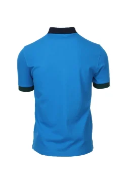 Polo mezza manica uomo dettagli in contrasto