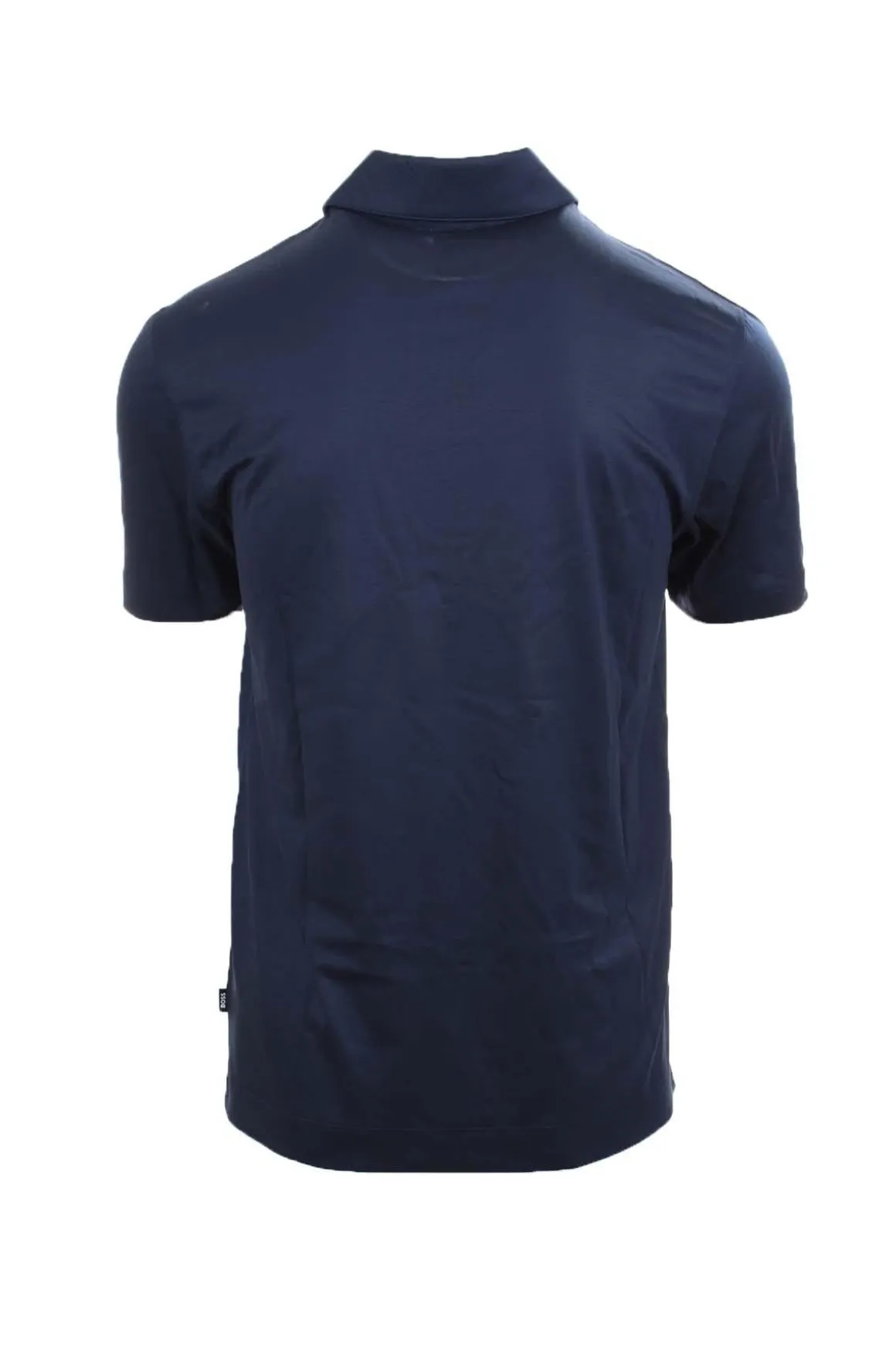 Polo mezza manicain cotone e lino con zip