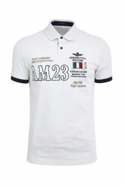 Polo Uomo Piquet Cotone Ricamo Frontale