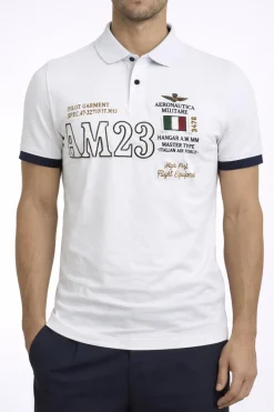 Polo Uomo Piquet Cotone Ricamo Frontale