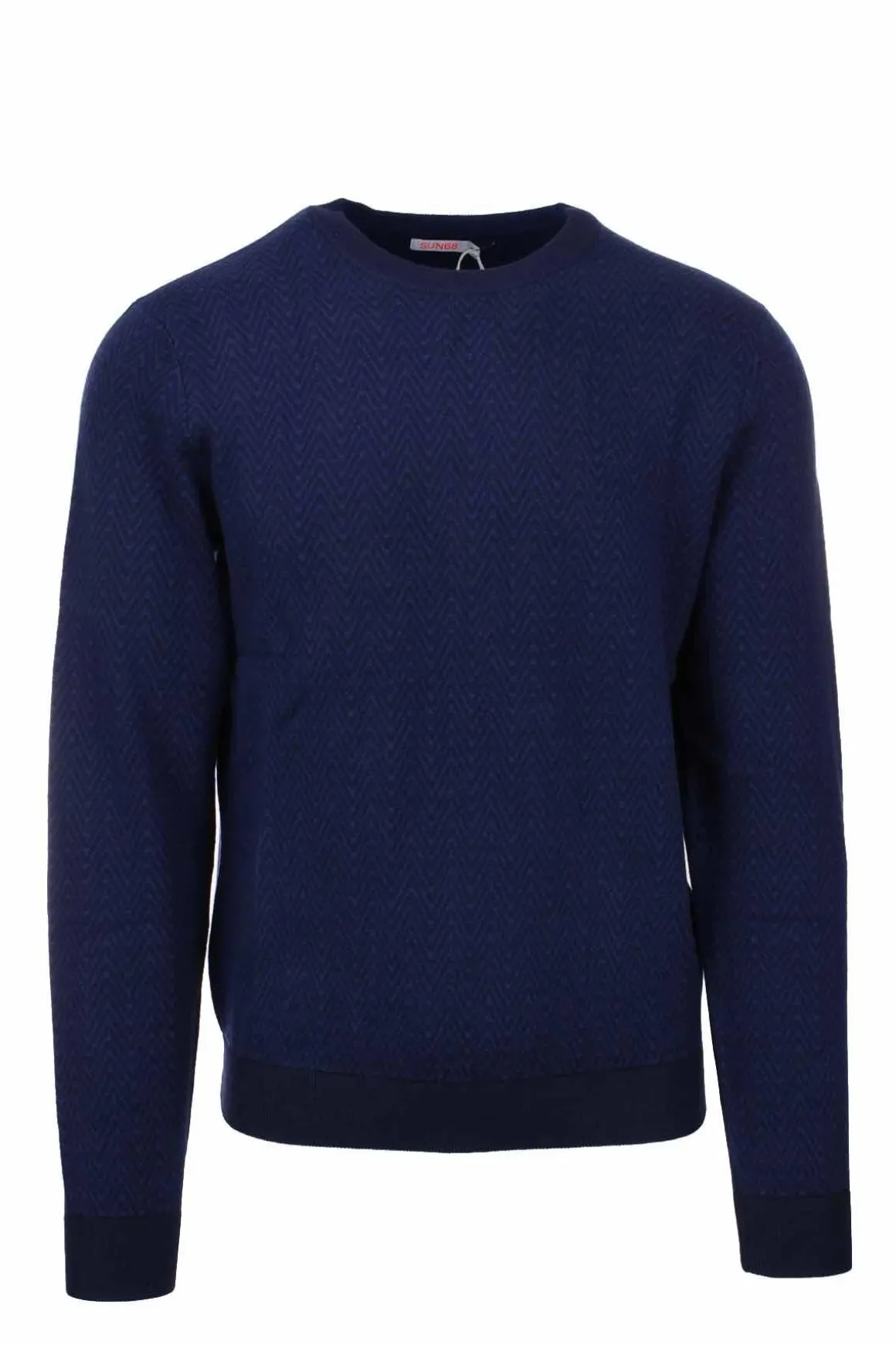 Pullover girocollo fantasia
