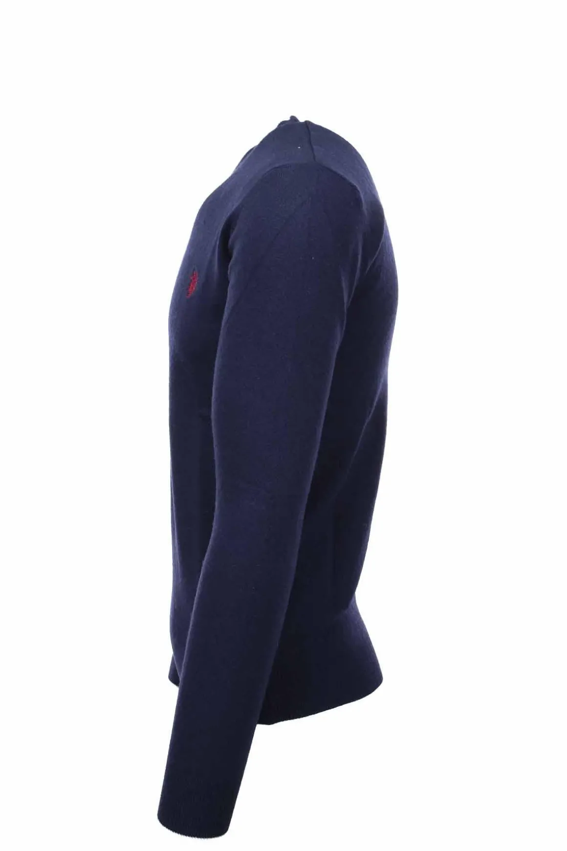 Pullover girocollo in lana