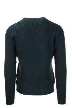 Pullover girocollo microtrecce