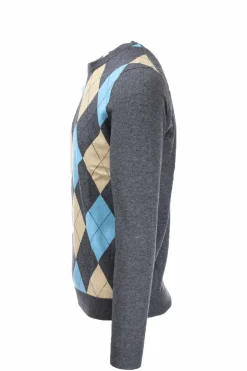 Pullover girocollo rombi