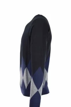 Pullover girocollo rombi