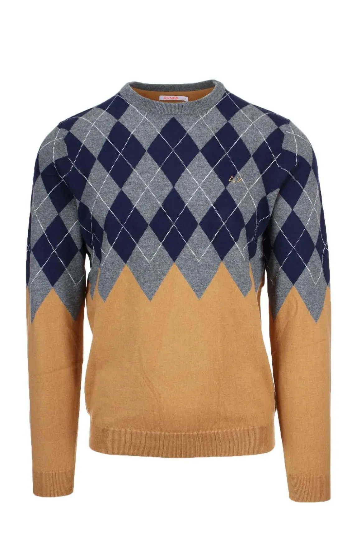 Pullover girocollo rombi