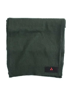 Sciarpa in misto lana con logo