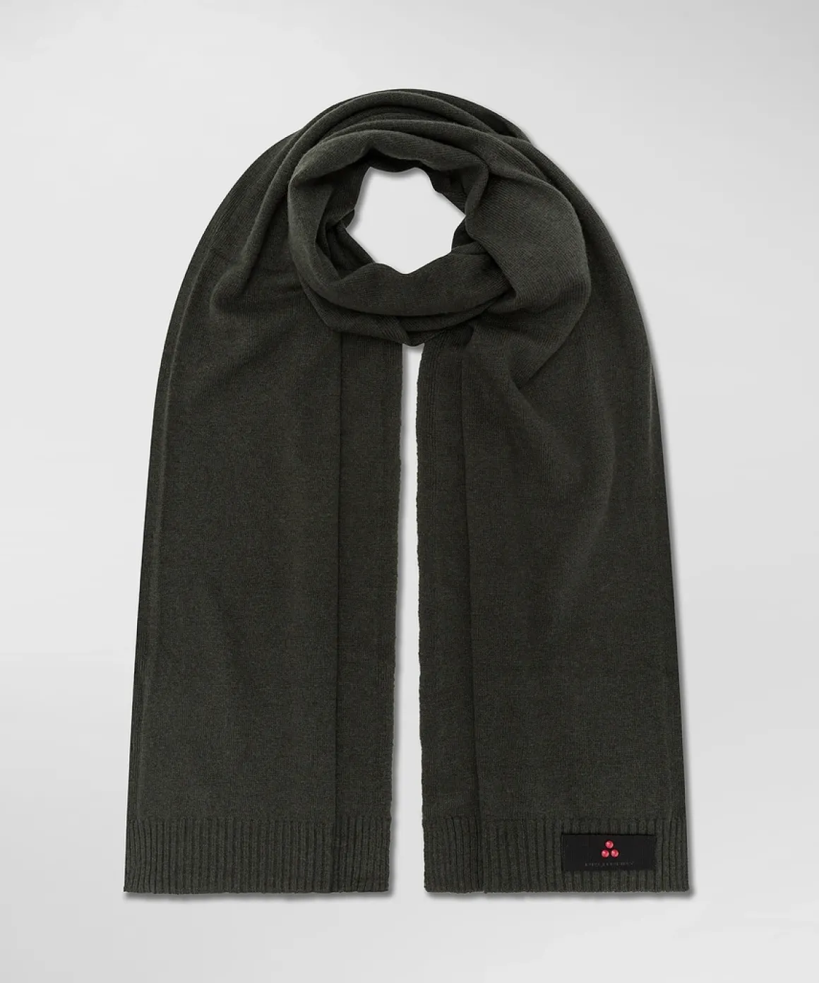 Sciarpa in misto lana con logo