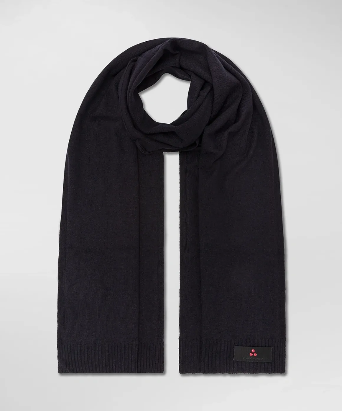 Sciarpa in misto lana con logo
