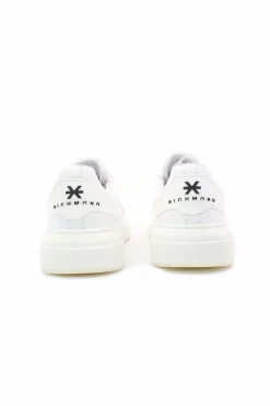 Sneaker in pelle liscia con logo in contrasto Richmond