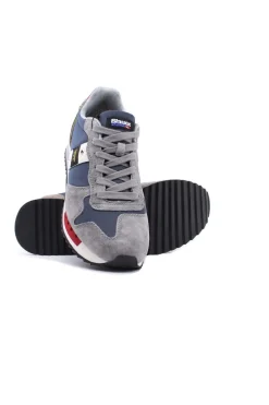 Sneaker Uomo con passante logato mesh e Cordura queens01