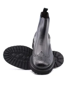 Stivaletti Chelsea Beatles in pelle