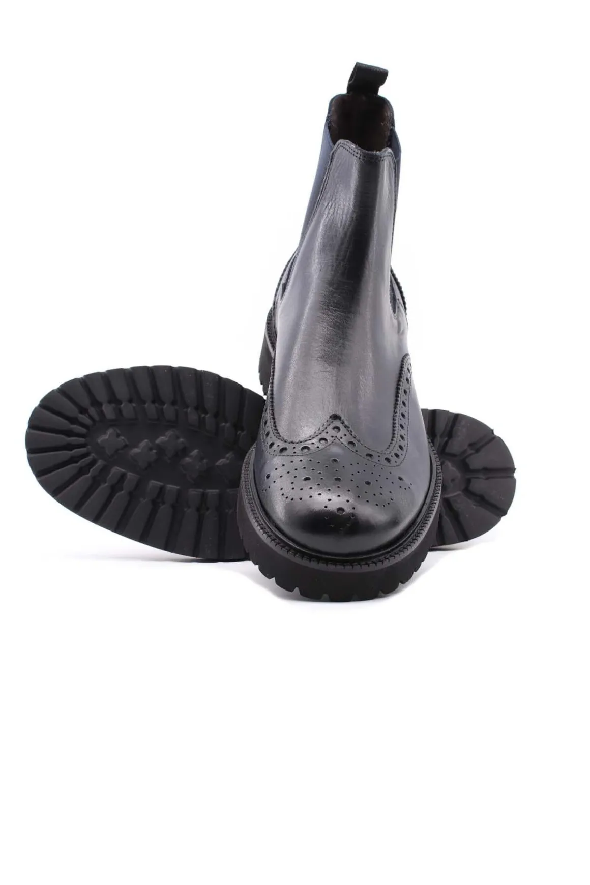 Stivaletti Chelsea Beatles in pelle