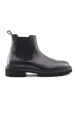 Stivaletti chelsea in pelle martellata