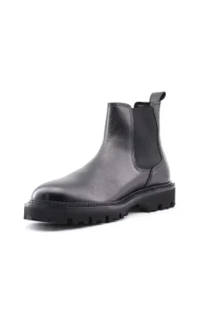 Stivaletti chelsea in pelle martellata
