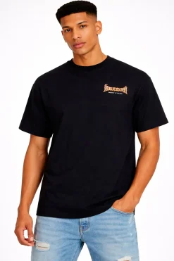 T-Shirt con stampa Teschio retro greatest of all time