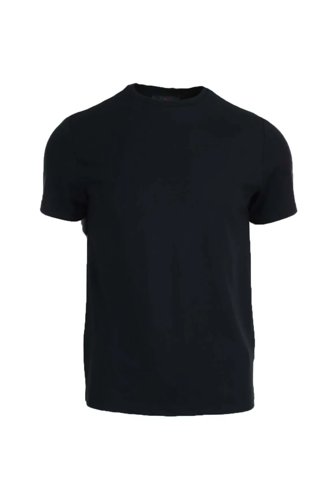 Tshirt in piquet stretch di cotone e seta