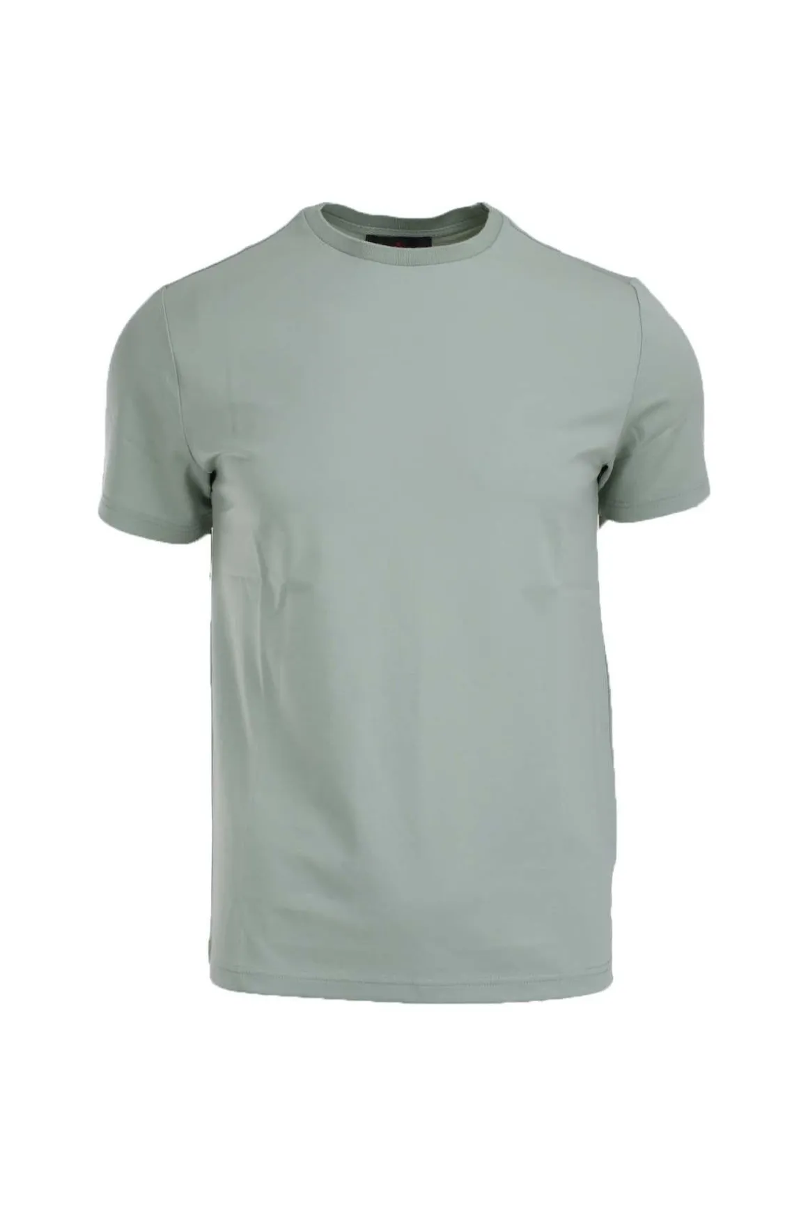 Tshirt in piquet stretch di cotone e seta
