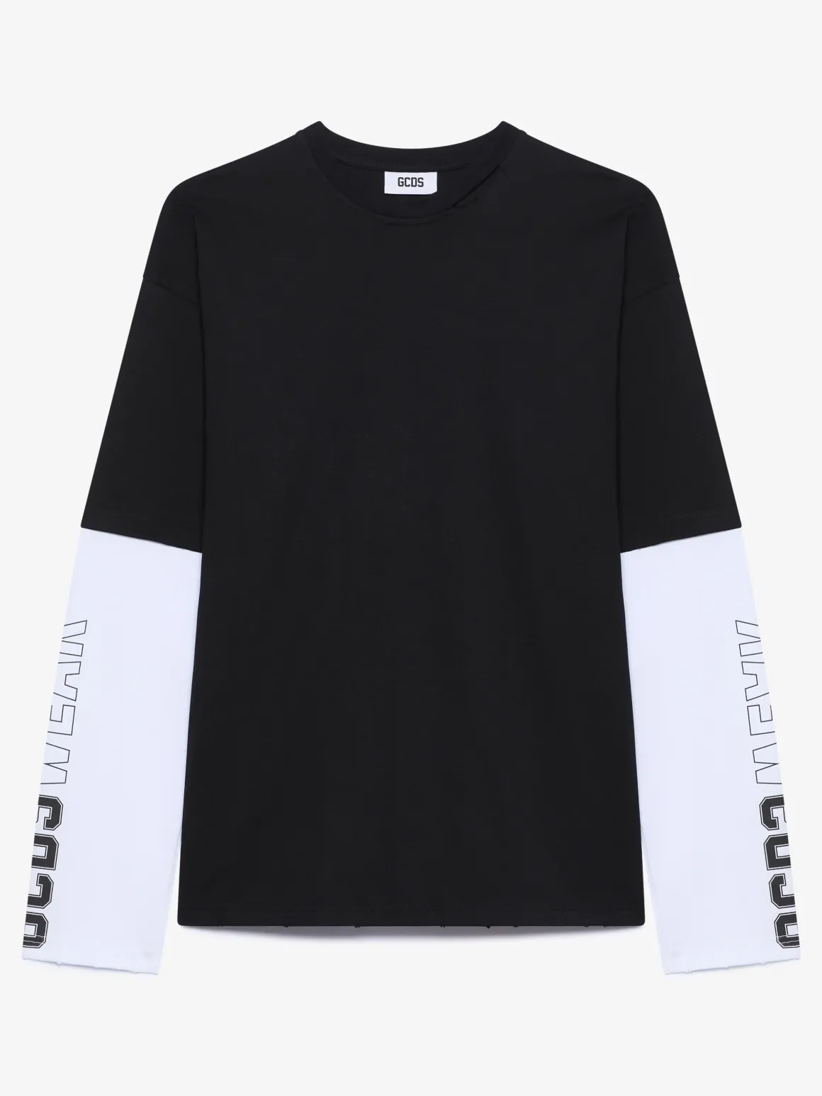 T-Shirt manica lunga con stampa GCDS WEAR