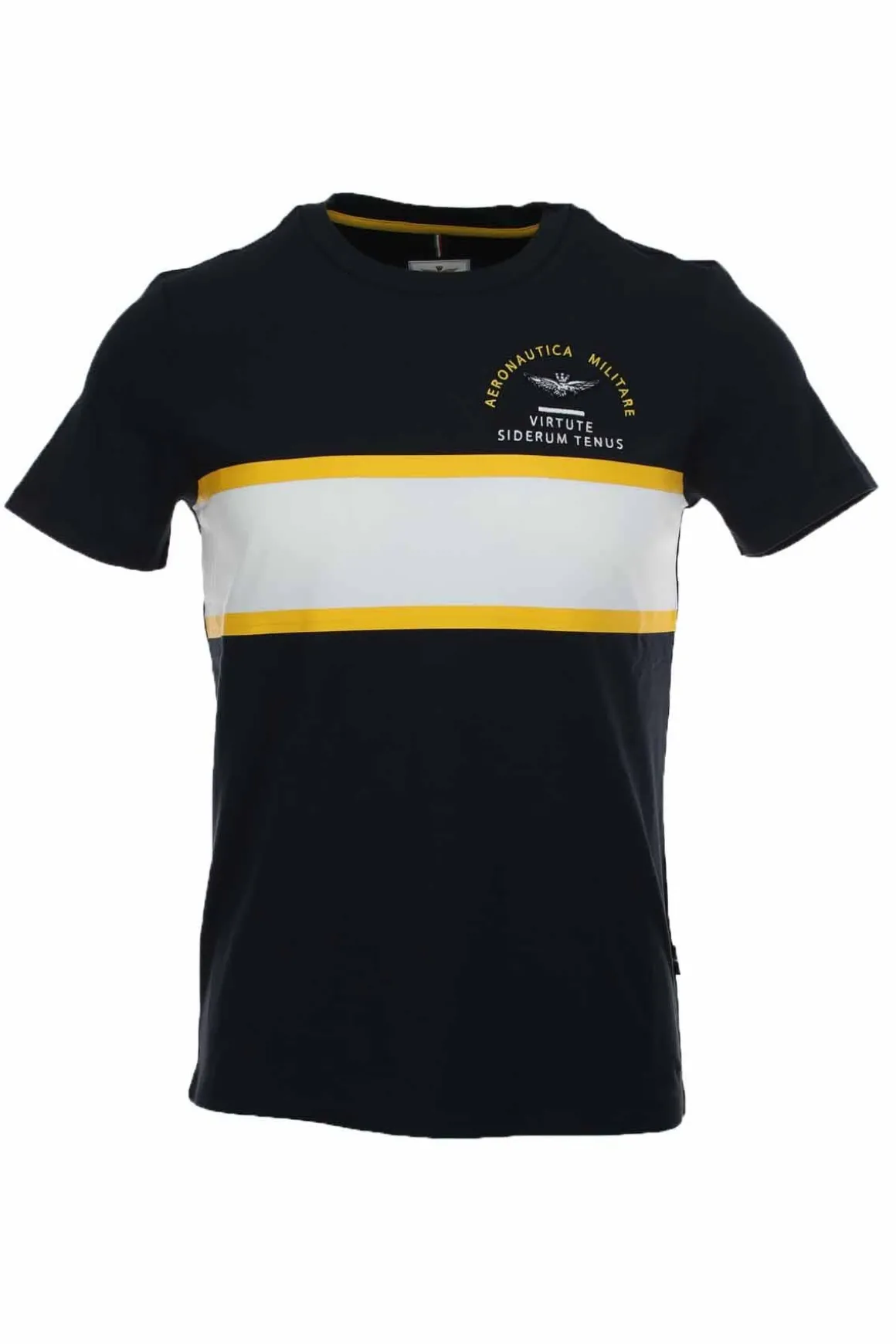 T-shirt mezza manica banda centrale