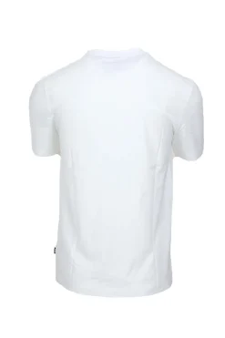 T-shirt mezza manica in cotone con maxi logo Boss