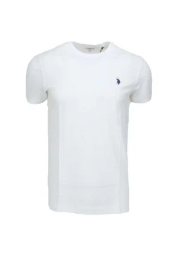 T-shirt mezza manica in cotone con logo