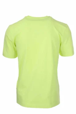 T-shirt mezza manica in cotone stretch con maxilogo