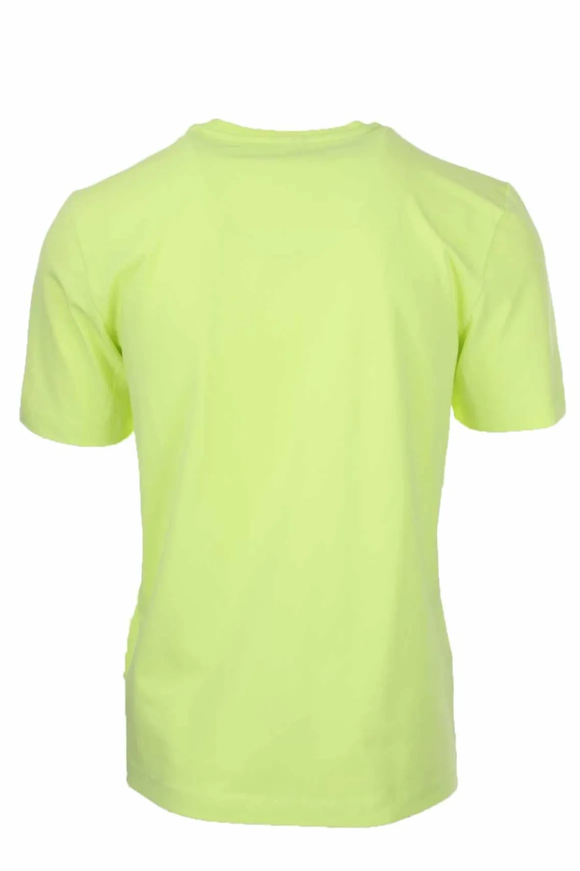 T-shirt mezza manica in cotone stretch con maxilogo