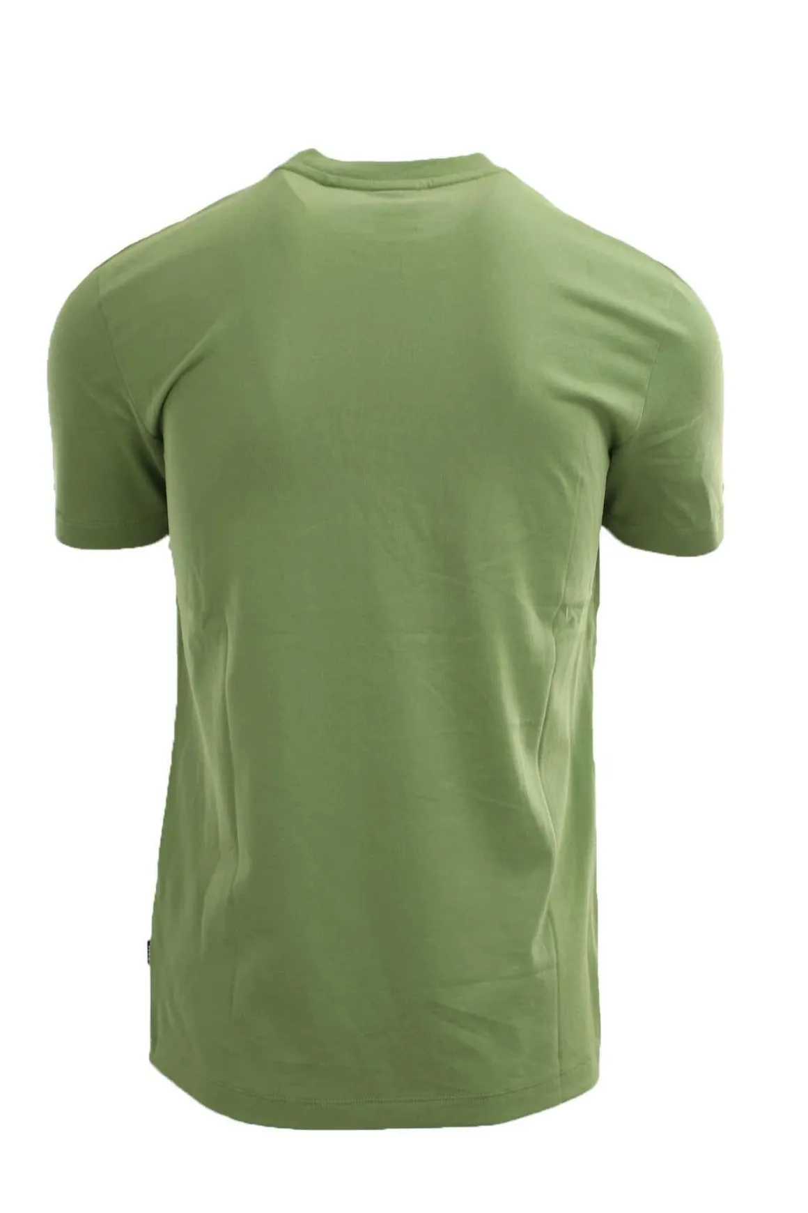 T-shirt mezza manica in cotone con maxi logo Boss