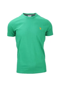 T-shirt mezza manica in cotone con logo