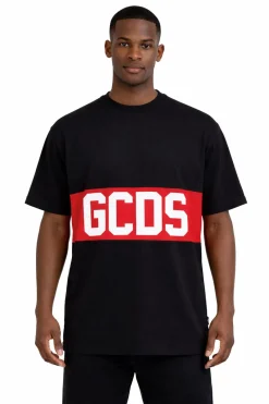 T-Shirt mezza manica Uomo Banda Logata Fronte Retro