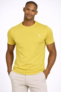 T-Shirt Uomo Cotone con logo ricamato