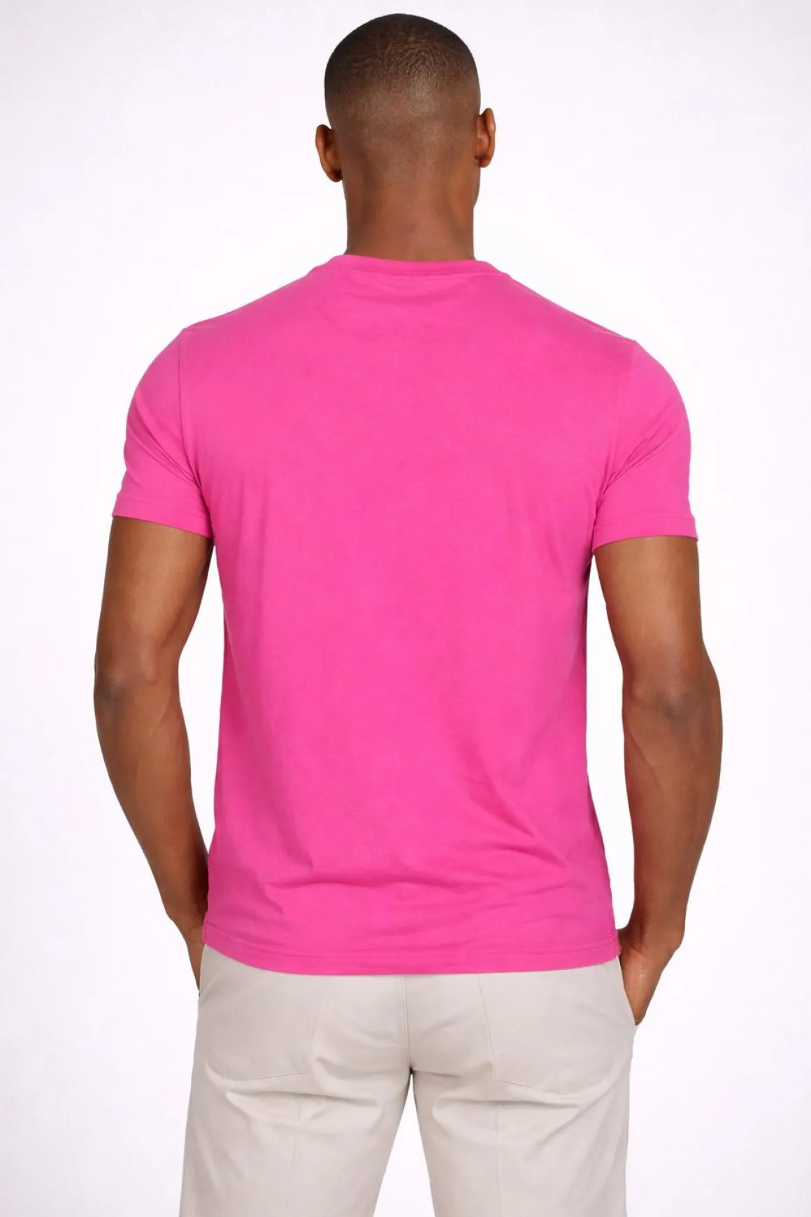 T-Shirt Uomo Cotone con logo ricamato