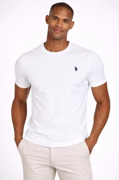 T-Shirt Uomo Cotone con logo ricamato