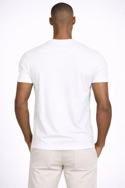 T-Shirt Uomo Cotone con logo ricamato